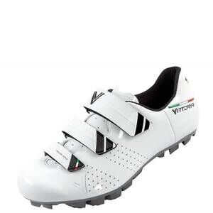 NEW VITTORIA unisex rapide mtb cycling shoes in white